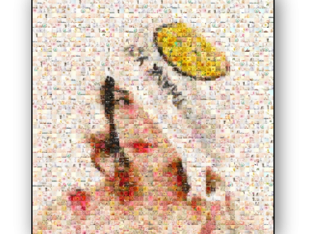 Social Mosaic Canvas Print For Cheap