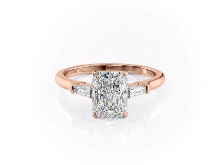 The Liv Set With A 4.5 Carat Radiant Moissanite Discount