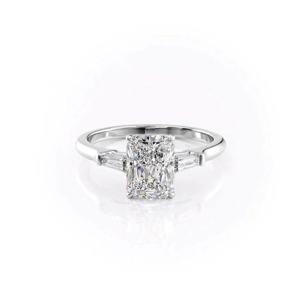 The Liv Set With A 3 Carat Radiant Moissanite For Discount