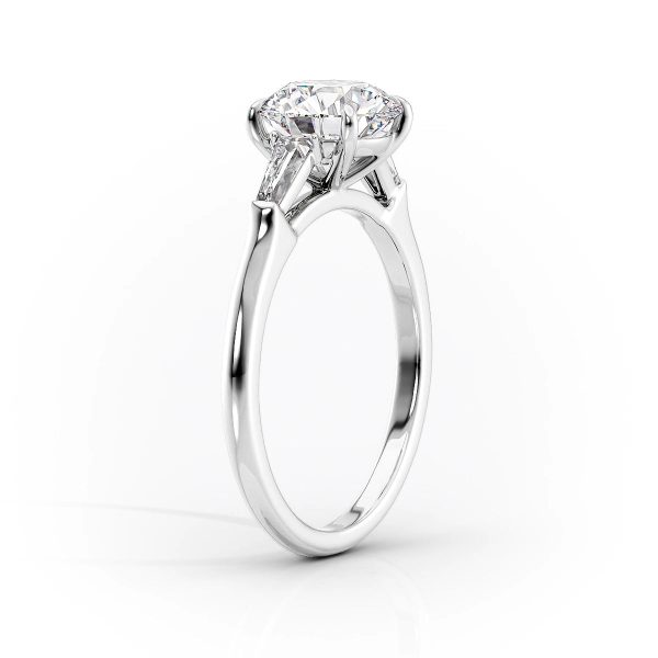 The Liv Set With A 3.5 Carat Princess Moissanite For Discount