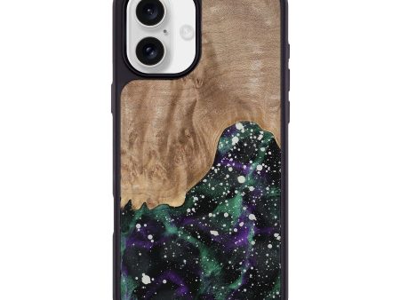 iPhone 16 Plus Wood Phone Case - Cary (Cosmos, 739682) Online now