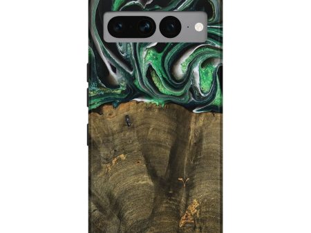 Pixel 7 Pro Wood Live Edge Phone Case - Nadir (Green, 738764) Sale