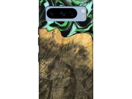 Pixel 8 Pro Wood Live Edge Phone Case - Mayra (Green, 738775) Online