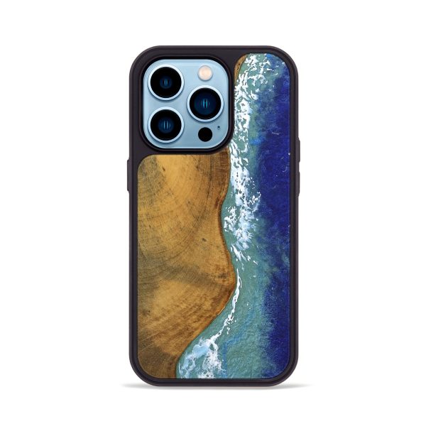 iPhone 14 Pro Wood Phone Case - Danit (Coastal, 738127) Online now