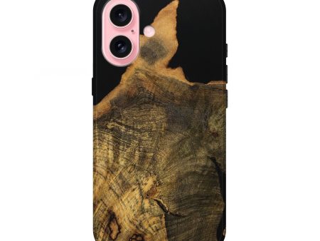 iPhone 16 Wood Live Edge Phone Case - Lavenia (Wood Burl, 739477) Online