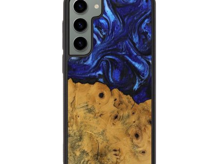 Galaxy S23 Plus Wood Phone Case - Danyel (Blue, 738941) Discount