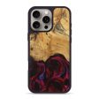 iPhone 16 Pro Max Wood Phone Case - Elysha (Red, 740191) Online now