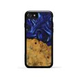 iPhone SE Wood Phone Case - Danyel (Blue, 738941) For Cheap