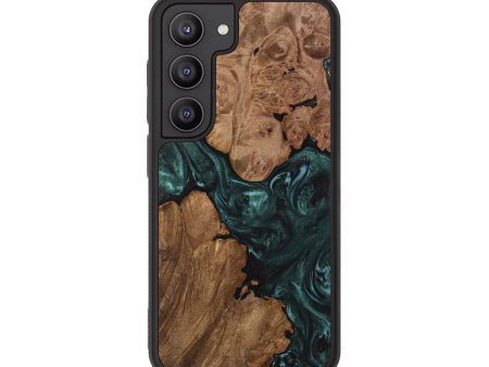 Galaxy S23 Wood Phone Case - Donald (Green, 738705) on Sale