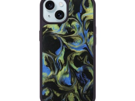 iPhone 15 ResinArt Phone Case - Starla (Green, 740031) Discount