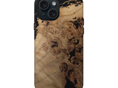 iPhone 15 Wood Live Edge Phone Case - Babak (Wood Burl, 737355) on Sale