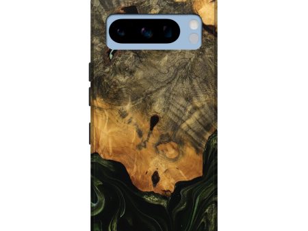 Pixel 8 Pro Wood Live Edge Phone Case - Nanny (Green, 737360) Supply