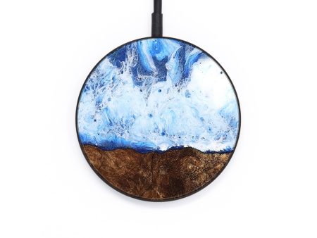 Circle Wood Wireless Charger - Lindsey (Coastal, 738925) on Sale