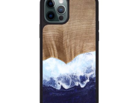 iPhone 12 Pro Max Wood Phone Case - Blanch (Coastal, 739534) For Sale