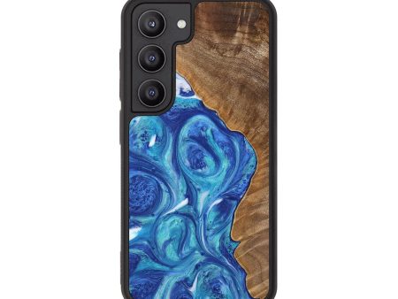 Galaxy S23 Wood Phone Case - Brennen (Blue, 739839) Hot on Sale