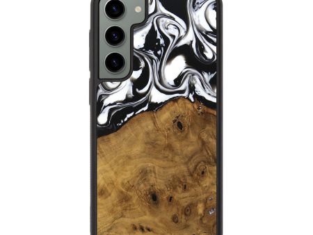 Galaxy S23 Plus Wood Phone Case - Jarrad (Black & White, 740267) Hot on Sale