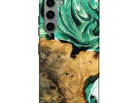 Galaxy S23 Plus Wood Live Edge Phone Case - Surin (Green, 738773) For Discount