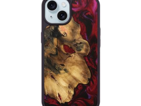 iPhone 15 Wood Phone Case - Georgie (Red, 740192) Hot on Sale