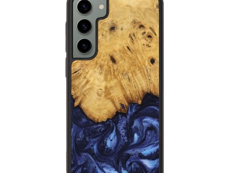 Galaxy S23 Plus Wood Phone Case - Johan (Blue, 739381) For Cheap