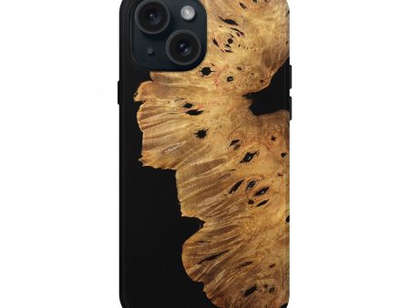 iPhone 15 Wood Live Edge Phone Case - Minni (Wood Burl, 737356) For Discount