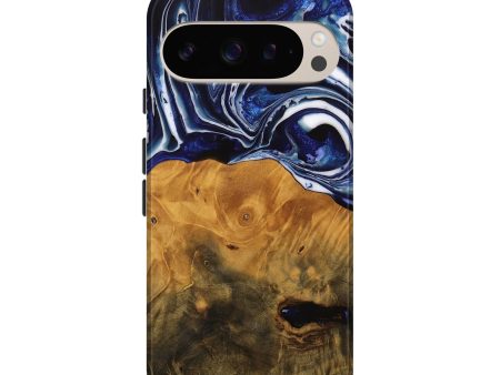 Pixel 9 Wood Live Edge Phone Case - Shirley (Blue, 738780) Sale