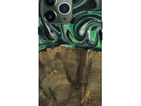 iPhone 13 Pro Max Wood Live Edge Phone Case - Nadir (Green, 738764) Discount