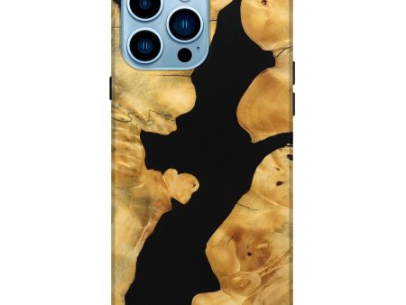 iPhone 14 Pro Max Wood Live Edge Phone Case - Glenine (Wood Burl, 737338) Fashion