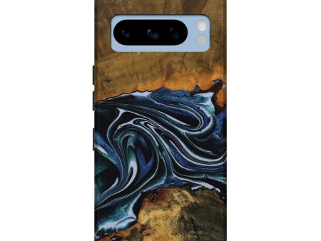 Pixel 8 Pro Wood Live Edge Phone Case - Tanya (Blue, 740148) Online now