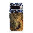 Pixel 9 Wood Live Edge Phone Case - Ashli (Blue, 740118) Online now