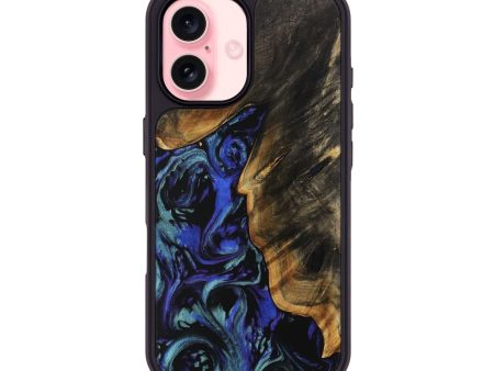 iPhone 16 Wood Phone Case - Buell (Blue, 738365) Online Sale