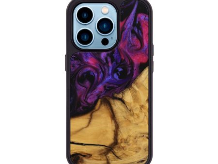 iPhone 14 Pro Wood Phone Case - Gupta (Purple, 740270) Hot on Sale