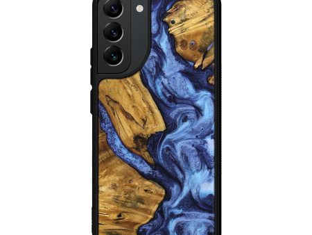 Galaxy S22 Plus Wood Phone Case - Dayne (Blue, 739321) Hot on Sale