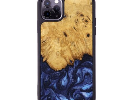 iPhone 11 Pro Max Wood Phone Case - Johan (Blue, 739381) Online