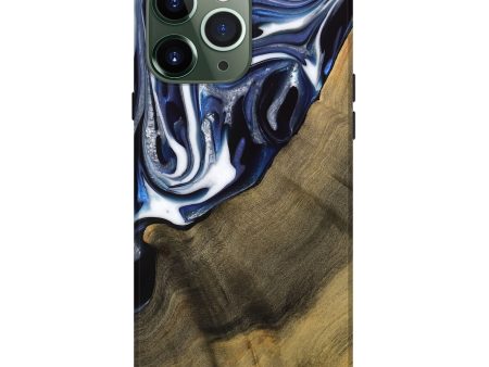 iPhone 13 Pro Max Wood Live Edge Phone Case - Severin (Blue, 739509) Online Sale