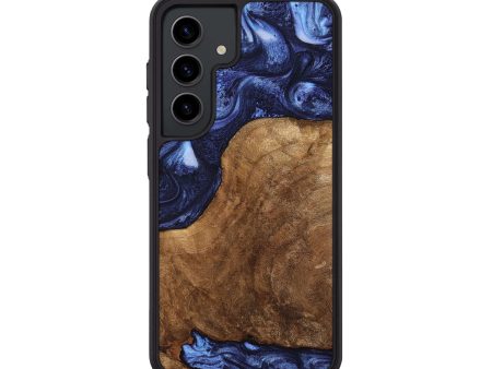 Galaxy S24 Wood Phone Case - Darryl (Blue, 739312) Supply