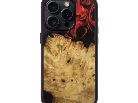 iPhone 15 Pro Wood Phone Case - Arvil (Red, 739770) on Sale