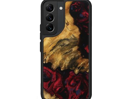 Galaxy S22 Wood Phone Case - Alicea (Red, 739886) on Sale