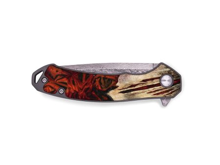 EDC Wood Pocket Knife - Anhtuan (Red, 739042) For Discount