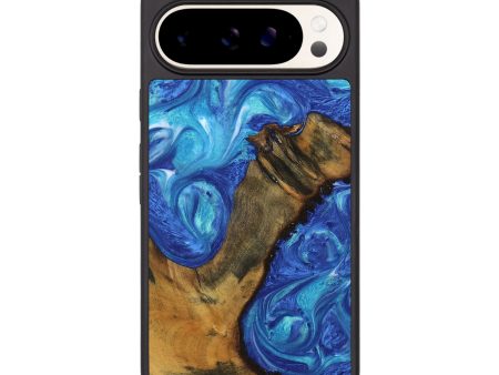 Pixel 9 Pro XL Wood Phone Case - Desiree (Blue, 740093) Online now