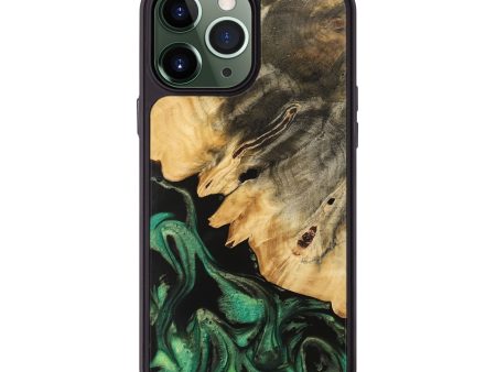 iPhone 13 Pro Max Wood Phone Case - Wilkin (Green, 739606) Cheap