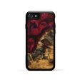 iPhone SE Wood Phone Case - Danell (Red, 740190) Sale