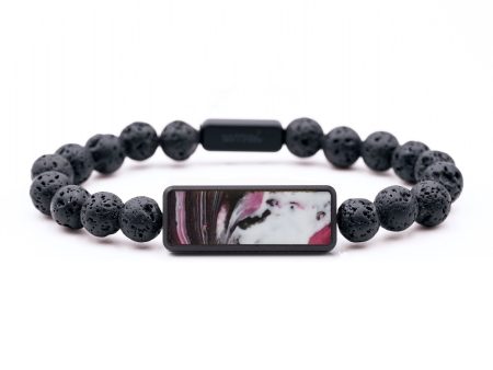 Lava Bead ResinArt Bracelet - Howard (Purple, 738491) Online Sale