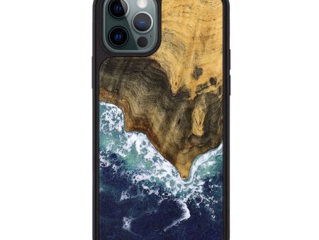 iPhone 12 Pro Max Wood Phone Case - Corly (Coastal, 737299) Cheap