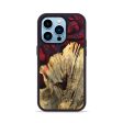 iPhone 14 Pro Wood Phone Case - Berte (Red, 739285) Fashion