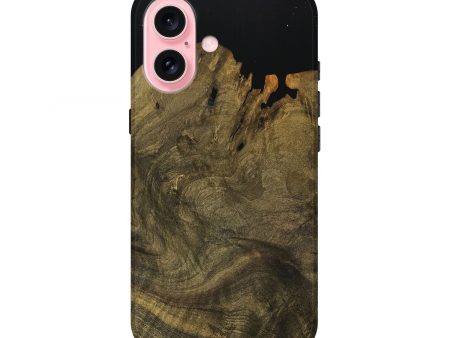 iPhone 16 Wood Live Edge Phone Case - Antone (Wood Burl, 739474) Discount