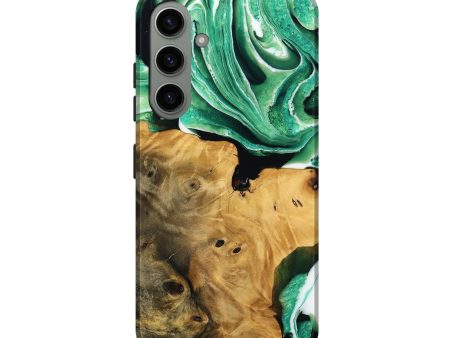 Galaxy S24 Wood Live Edge Phone Case - Surin (Green, 738773) Discount