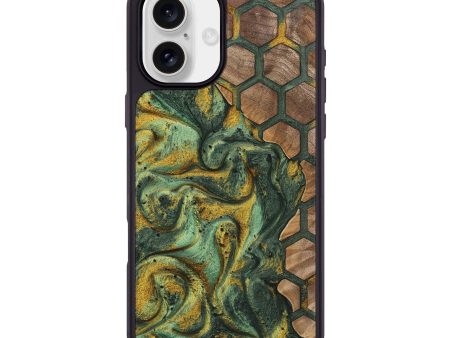 iPhone 16 Plus Wood Phone Case - Cinthia (Pattern, 739862) For Cheap