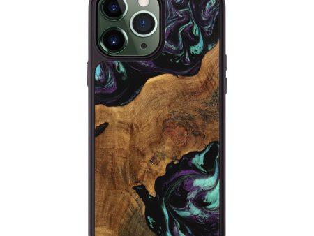 iPhone 13 Pro Max Wood Phone Case - Daisie (Purple, 740086) Online Sale