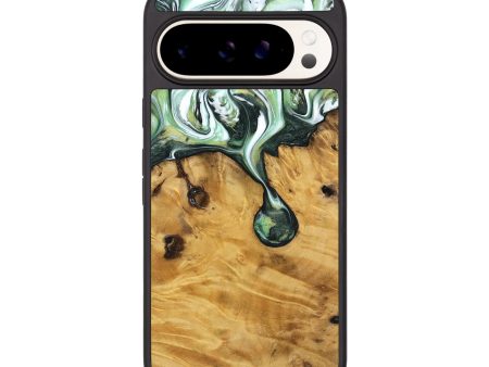 Pixel 9 Wood Phone Case - Andres (Green, 740361) Online Sale