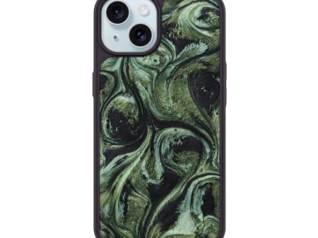 iPhone 15 ResinArt Phone Case - Laraine (Green, 738737) Online now